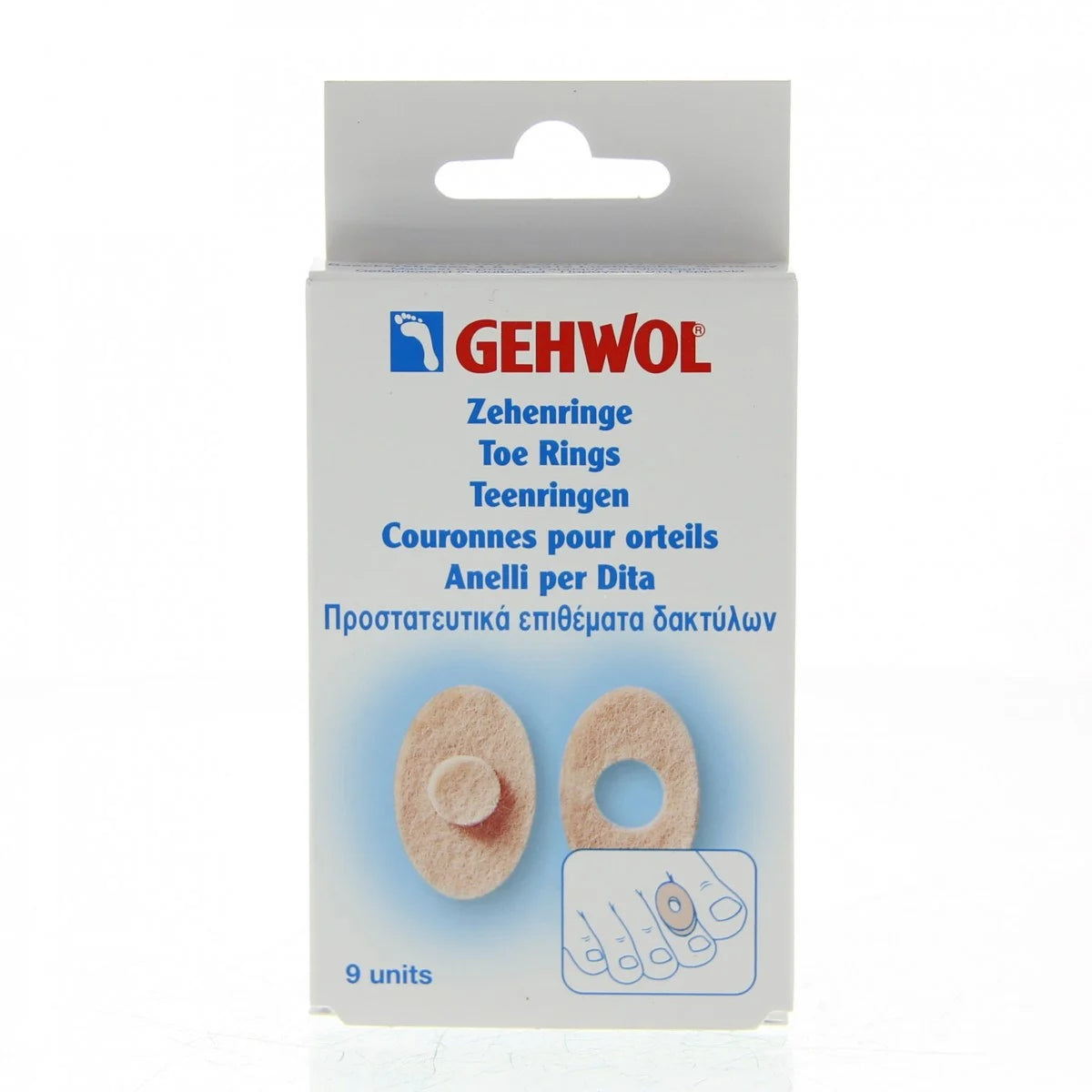 GEHWOL-Protection Ovale pour orteil pqt9