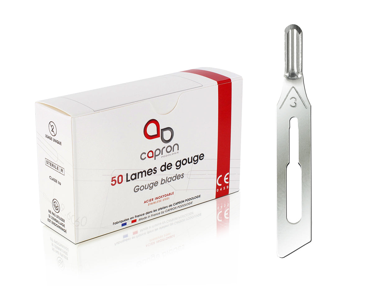 CAPRON-Lames De Gouge En Acier Inoxydable