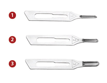 CAPRON-Lames De Gouge En Acier Inoxydable