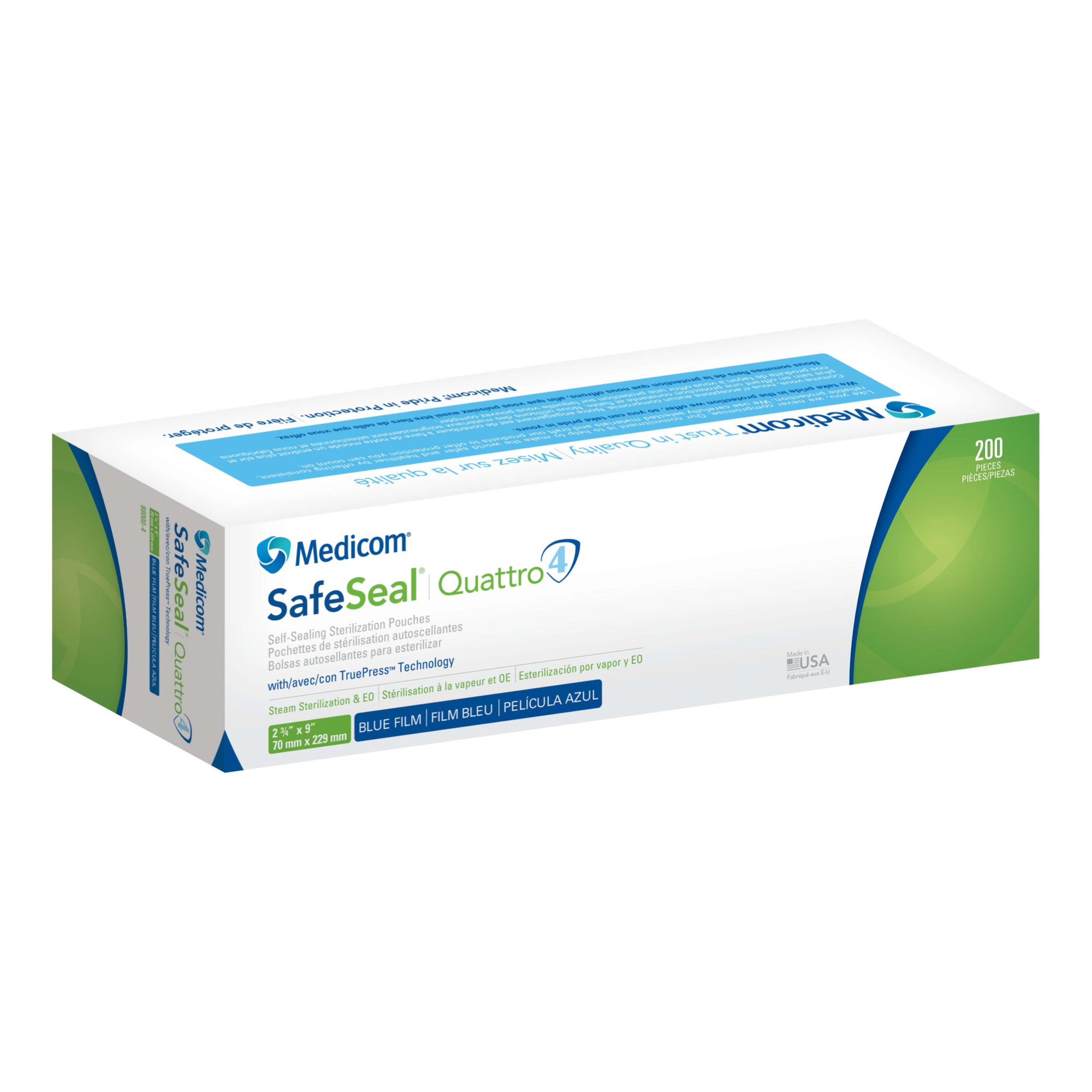 Medicom Safeseal Quatro-Pochettes De Stérilisation