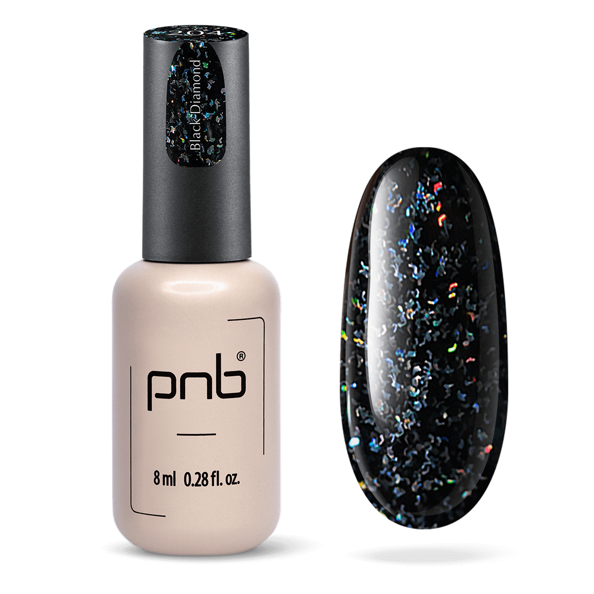 PNB-Gel Polish Black Diamond 204