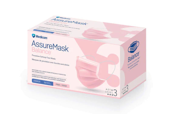 Medicom-Assuremask Balance-Procedure Mask-Pink