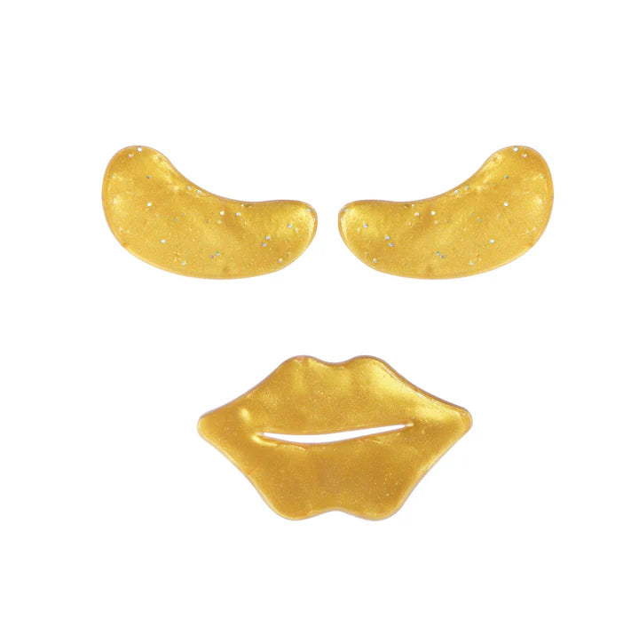 Roselisa-Combo Masque Lèvres & Yeux Or 24K (3+3)