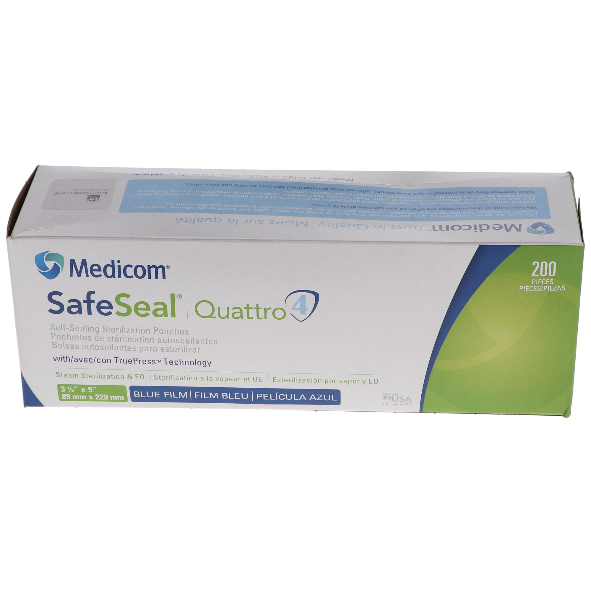 Medicom Safeseal Quatro-Pochettes De Stérilisation