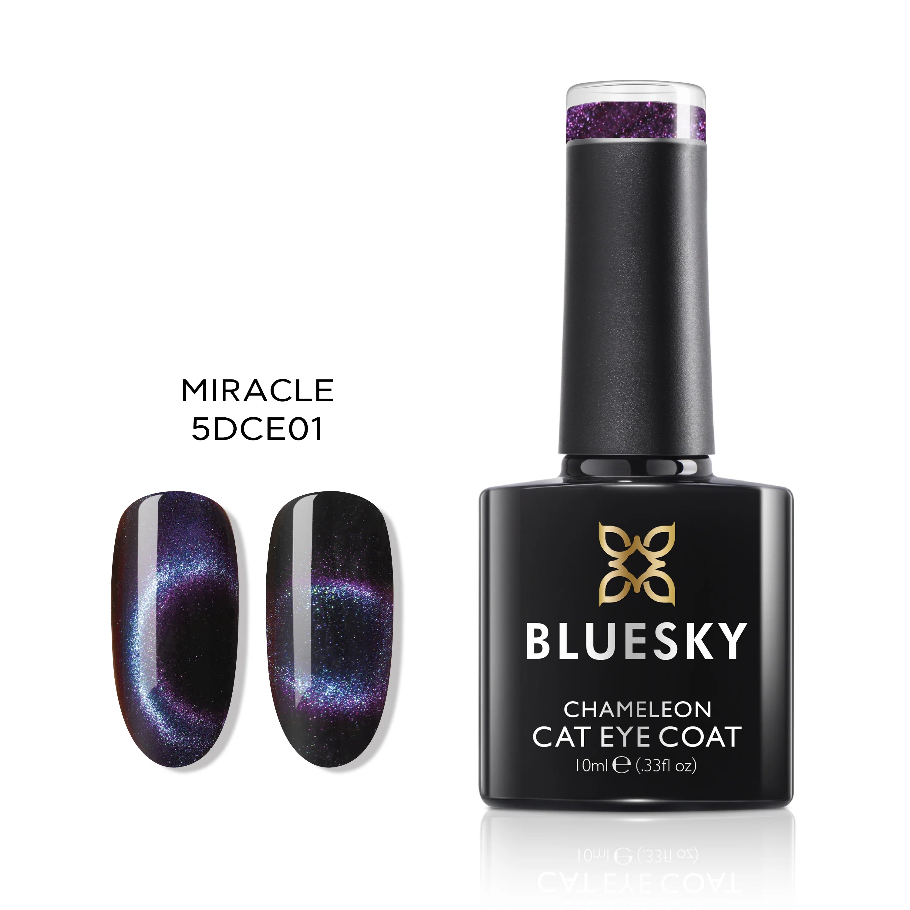 Vernis Gel Bluesky-Chameleon Cat Eye-Miracle-5DCE01
