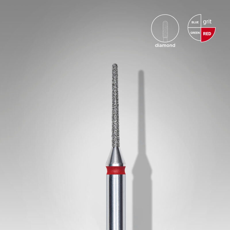 Staleks Pro-Embout diamanté pour ongle, needle rouge