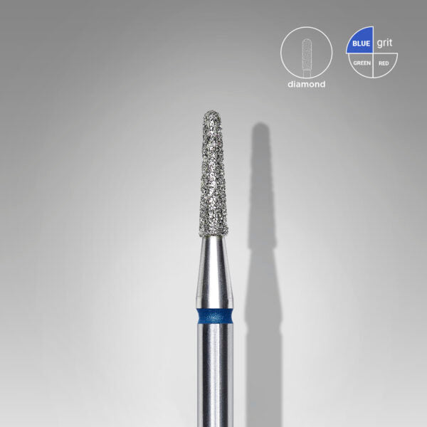Staleks Pro-Embout diamanté pour ongle, frustrum bleu