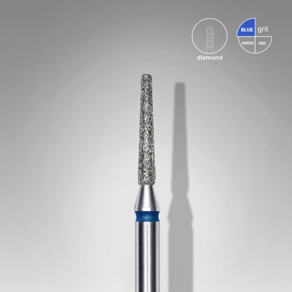 Staleks Pro-Embout diamanté pour ongle, frustrum bleu