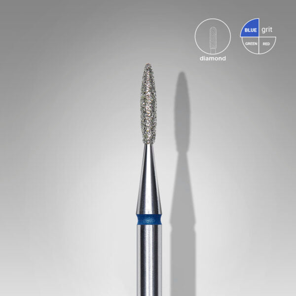 Staleks Pro-Embout diamanté pour ongles, flamme bleu