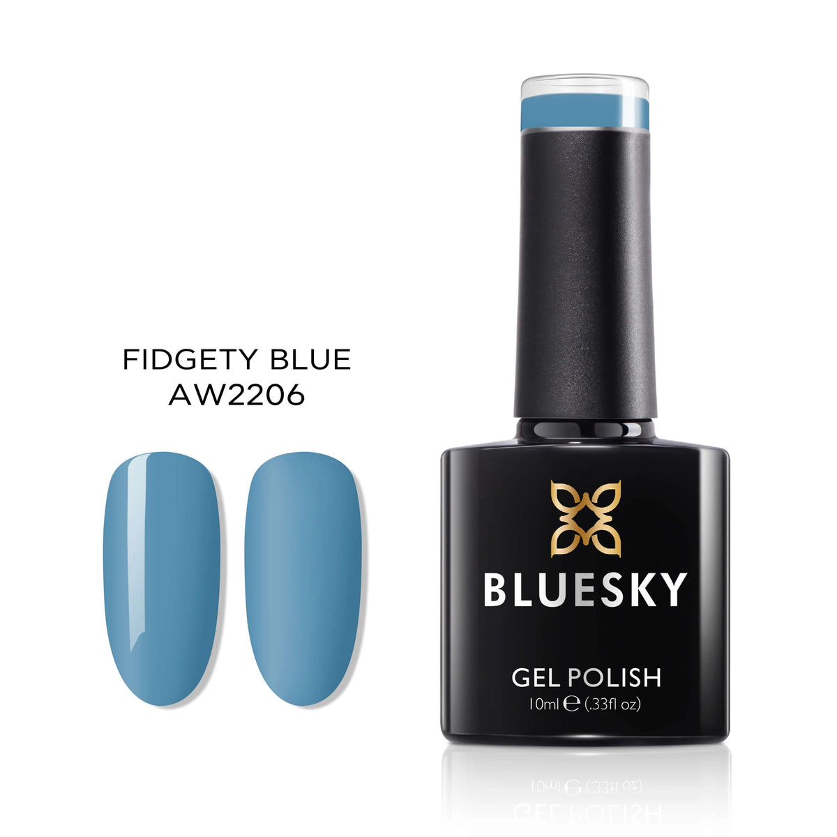 Bluesky Gel Polish-Fidgety  Blue-AW2206