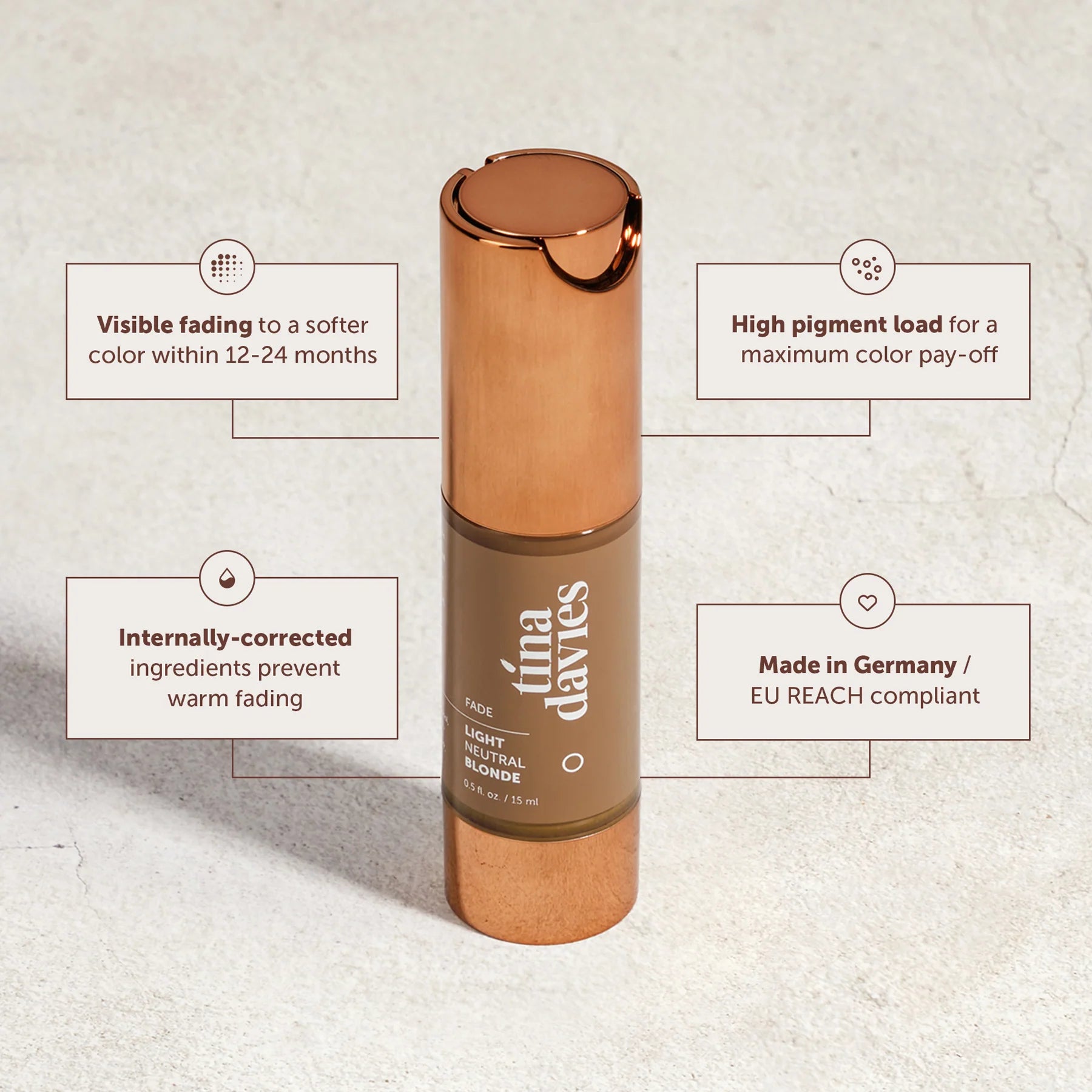 Tina Davies-FADE-Pigments pour sourcils-Light Neutral Blonde