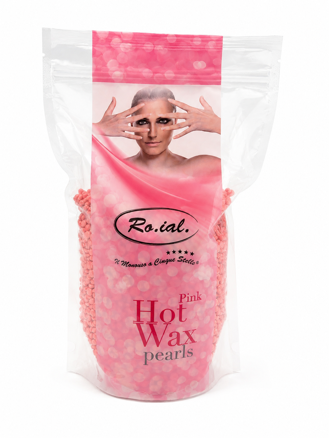 Roial-Cire Chaude En Perles Rose 800gr