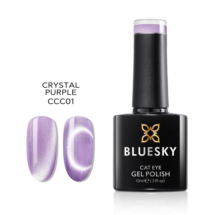 Bluesky-Vernis Gel Cat Eye Crystal Purple