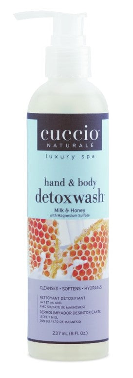 Cuccio Detox Body Cleanser with Pump 8 oz.