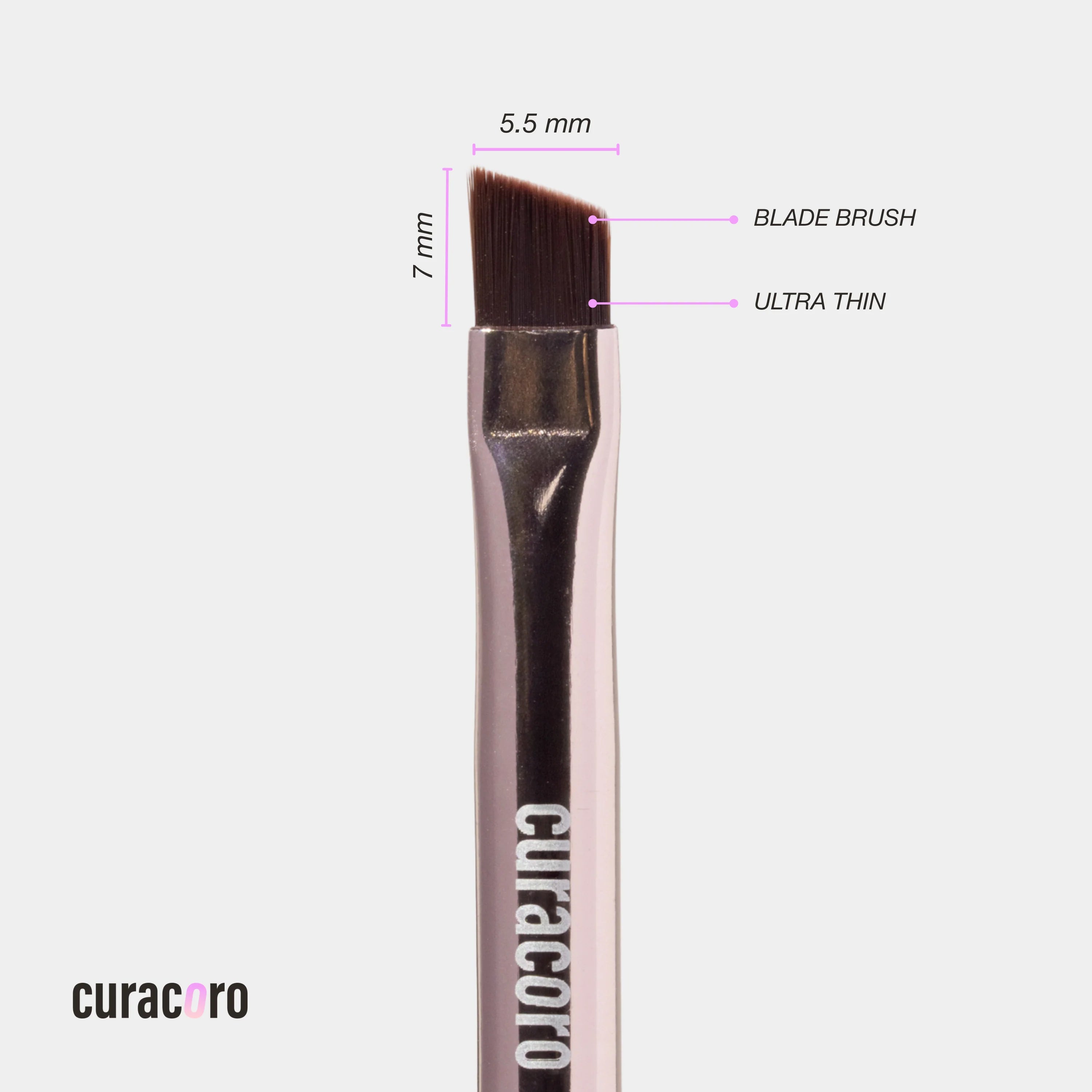 Curacoro-Ensemble De Pinceaux Pour Sourcils