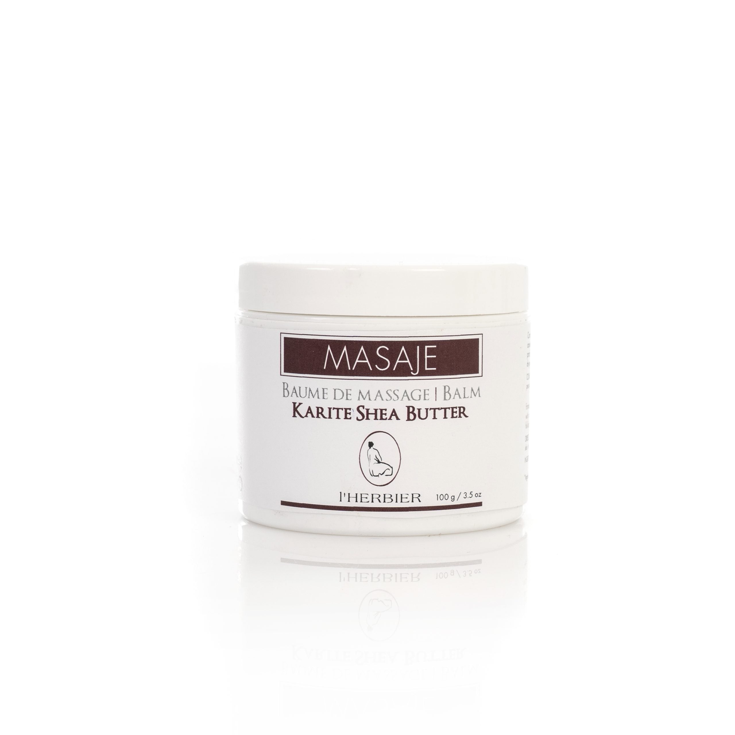 L'Herbier-Baume Corporel et Massage–Karité 100%
