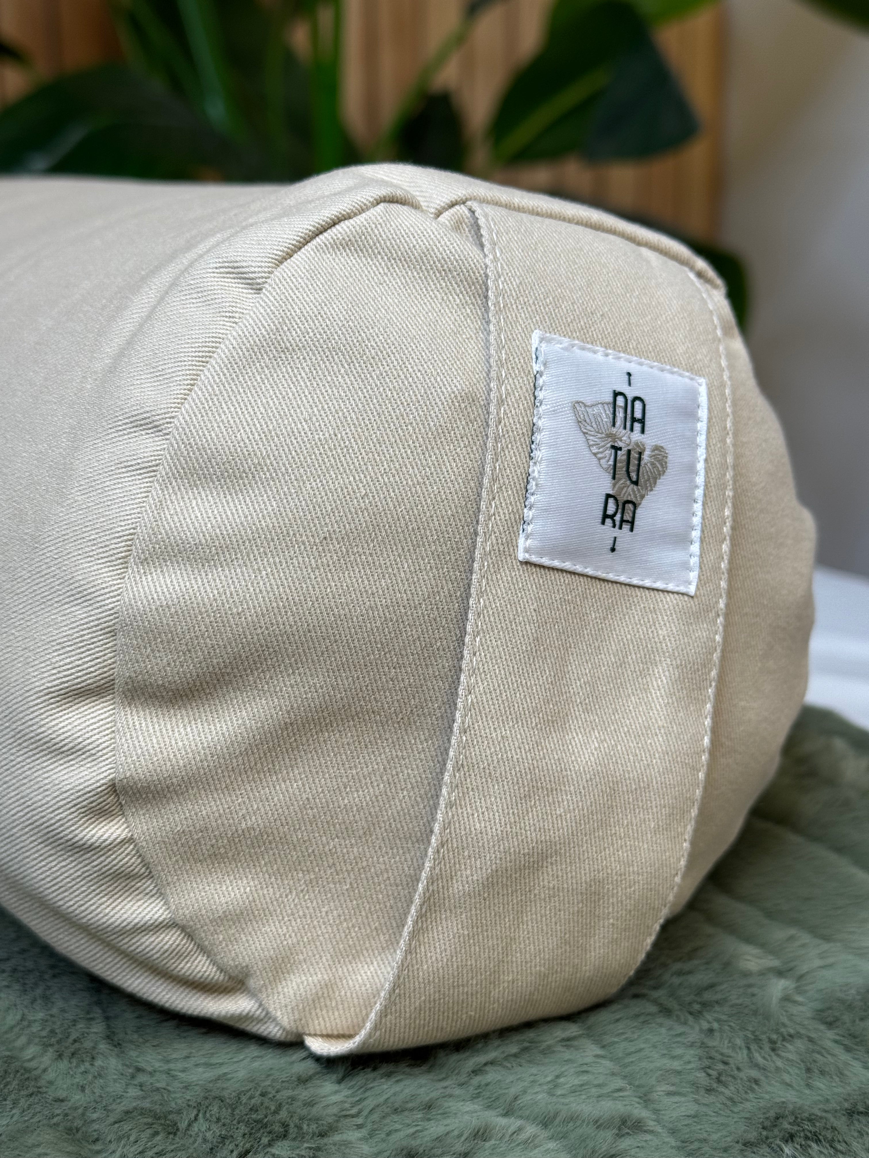 Natura-Traversin Rond 12''  En Écales De Sarrasin