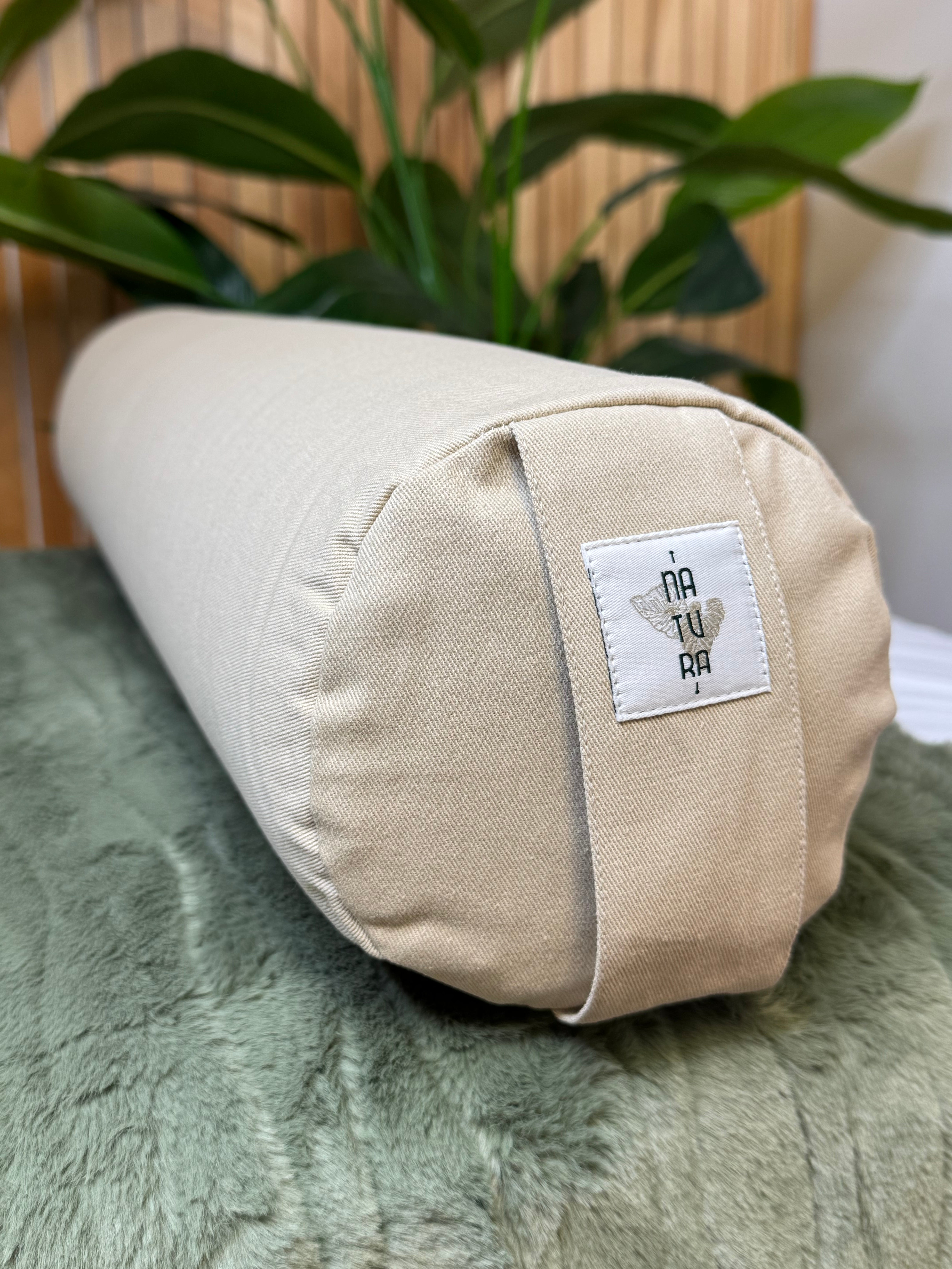 Natura-Traversin Rond Long En Écales De Sarrasin