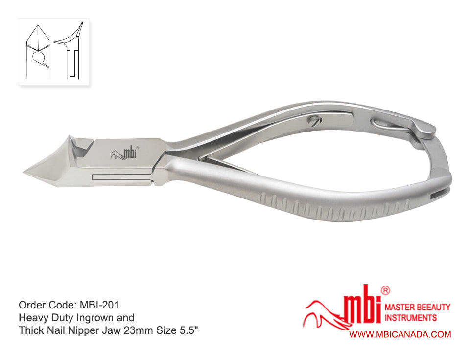 MBI-Pince À Ongles Incarnés Et Épais 5,5''