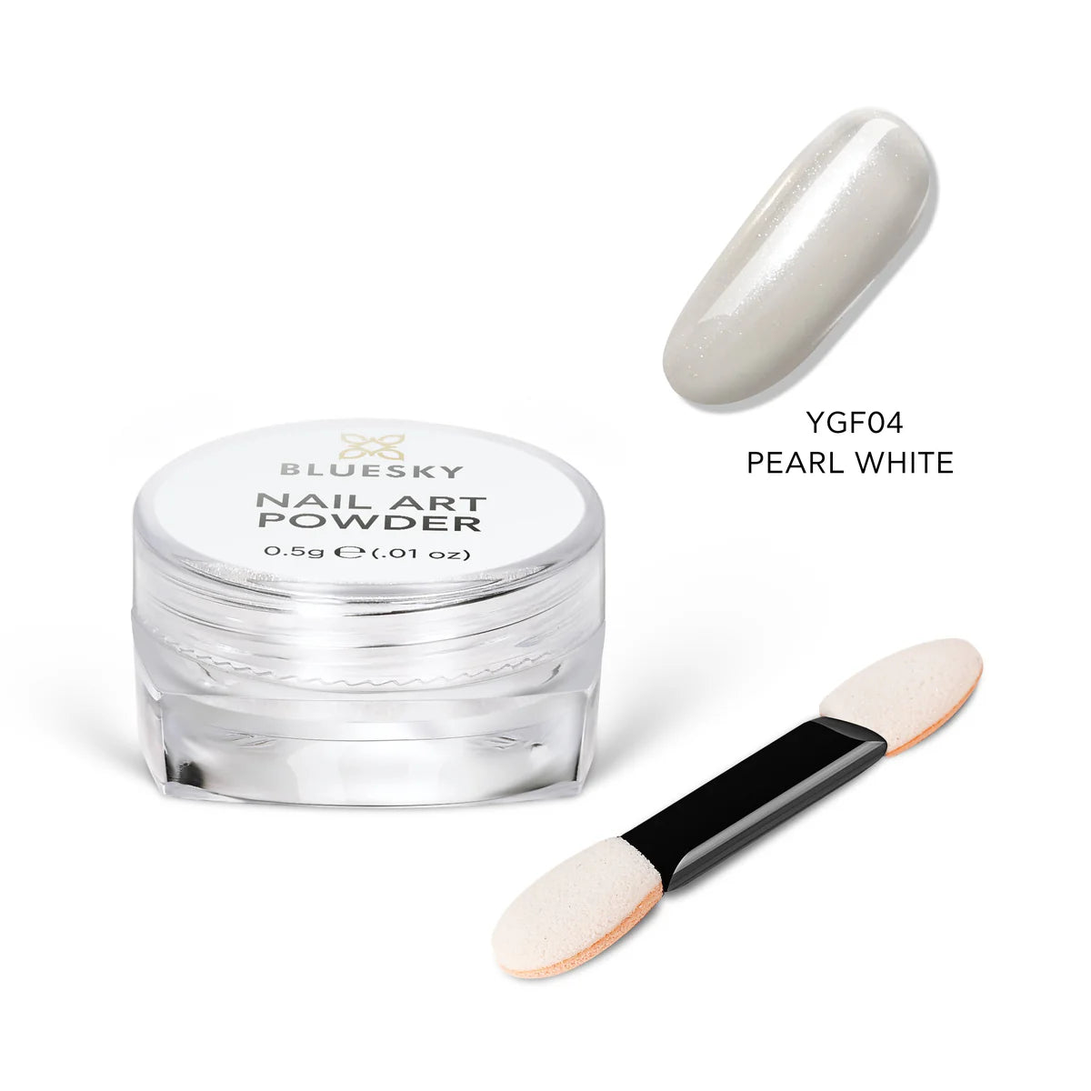 Bluesky-Poudre Chrome Pearl White