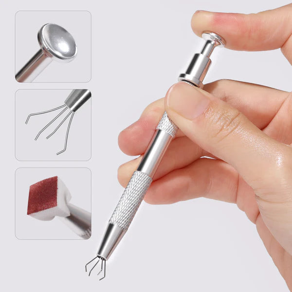 Bluesky-Ensemble de pinces à éponge pour nail art