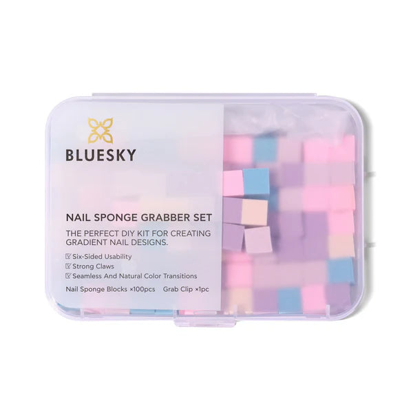 Bluesky-Ensemble de pinces à éponge pour nail art