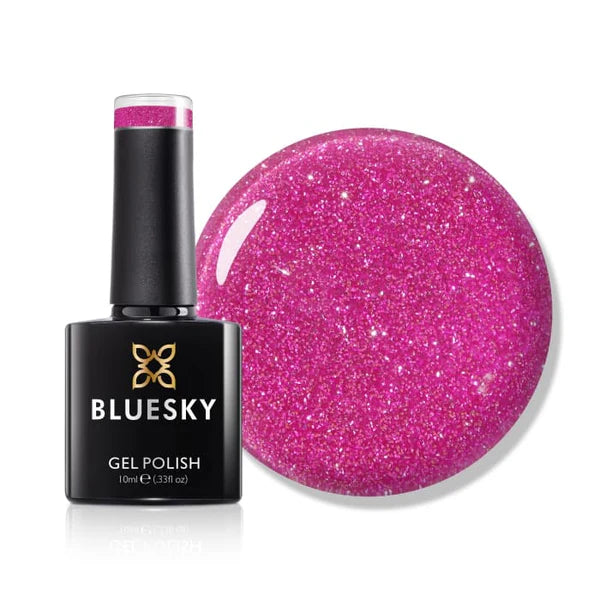 Bluesky-Vernis Gel Pink-Sparkle Neon 03