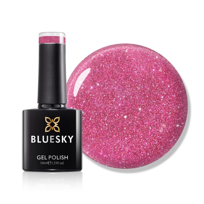 Bluesky-Vernis Gel Pink-Sparkle Neon 04