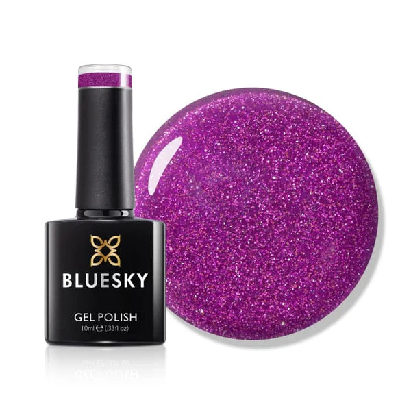 Bluesky-Vernis Gel Purple-Sparkle Neon 05