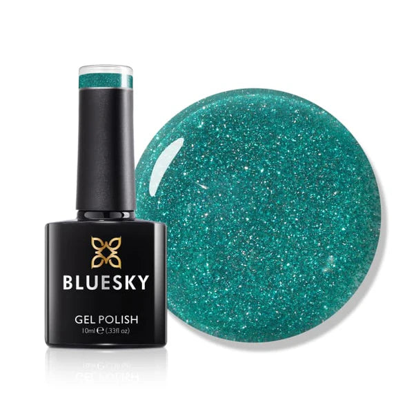 Bluesky-Vernis Gel Blue-Sparkle Neon 06