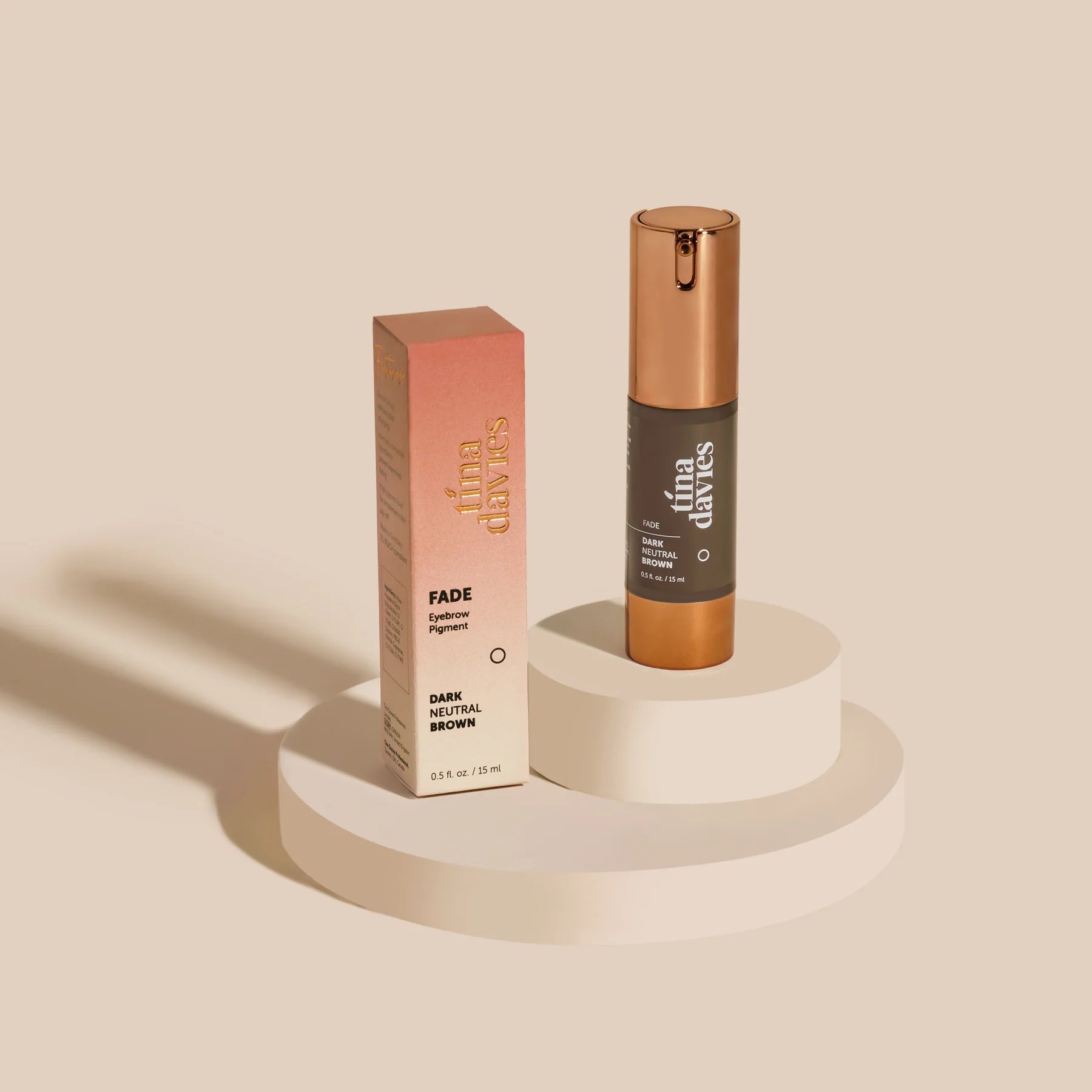 Tina Davies-FADE-Pigments pour sourcils-Dark Neutral Brown