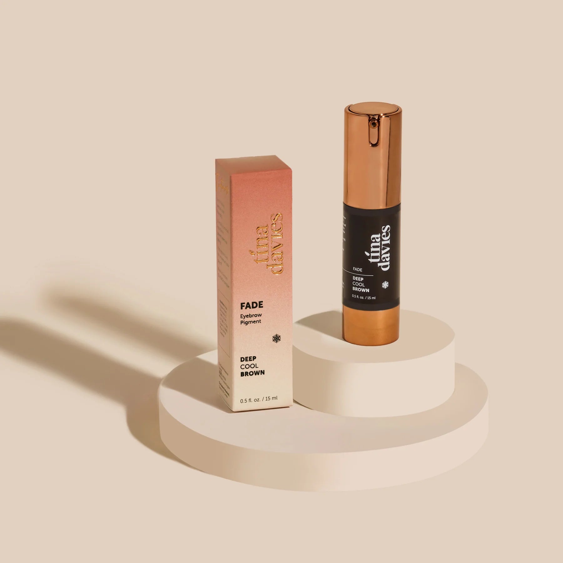 Tina Davies-FADE-Pigments pour sourcils-Deep Cool Brown