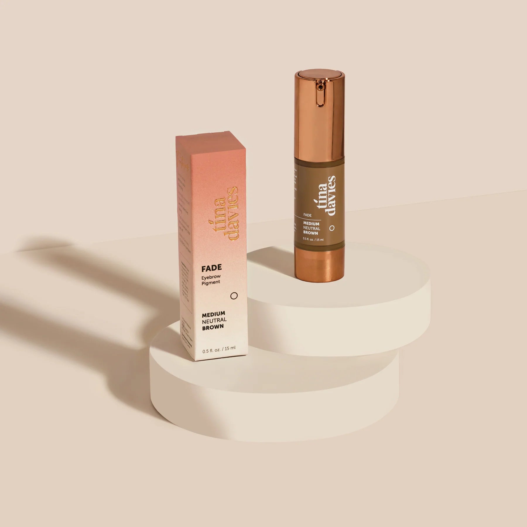 Tina Davies-FADE-Pigments pour sourcils-Medium Neutral Brown