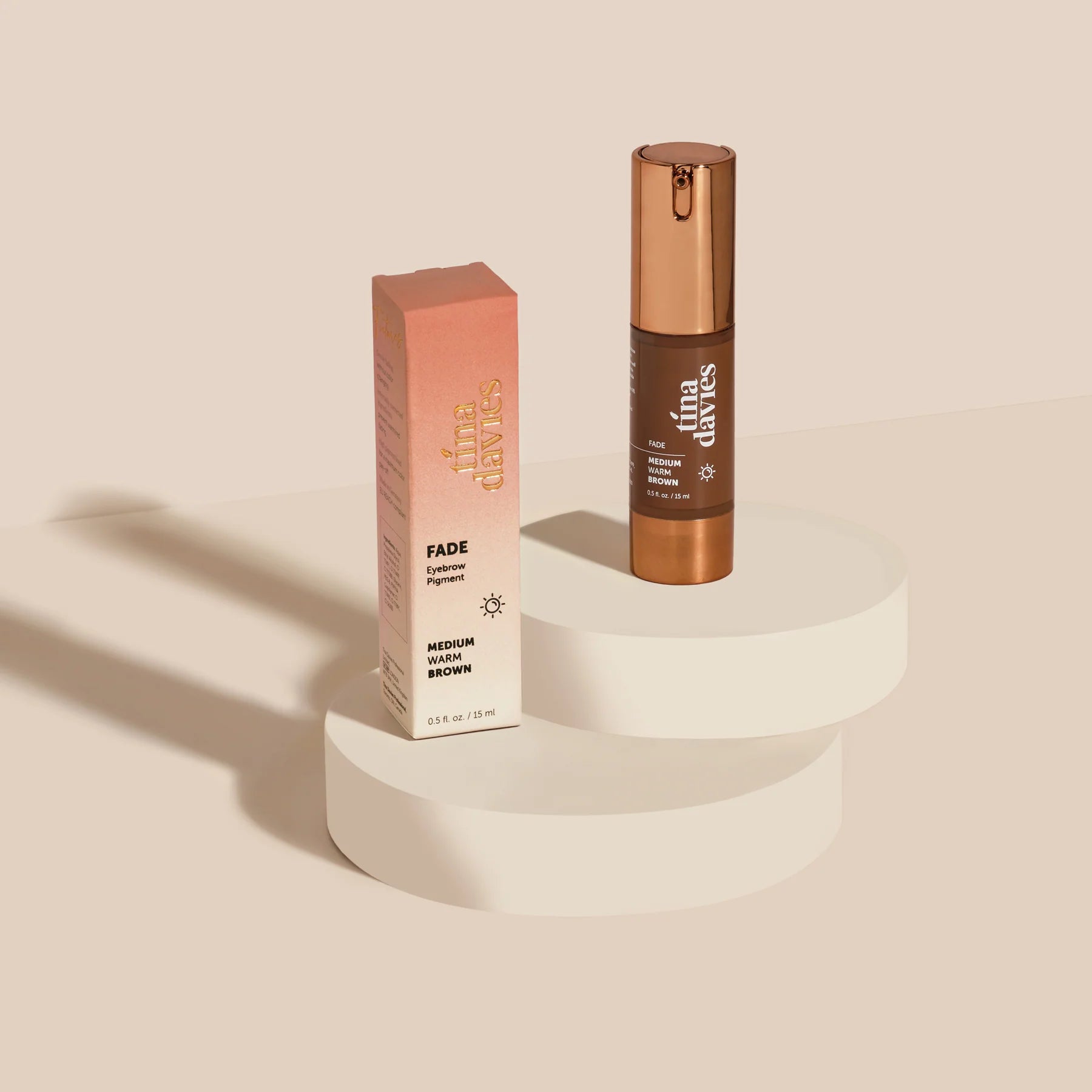 Tina Davies-FADE-Pigments pour sourcils-Medium Warm Brown