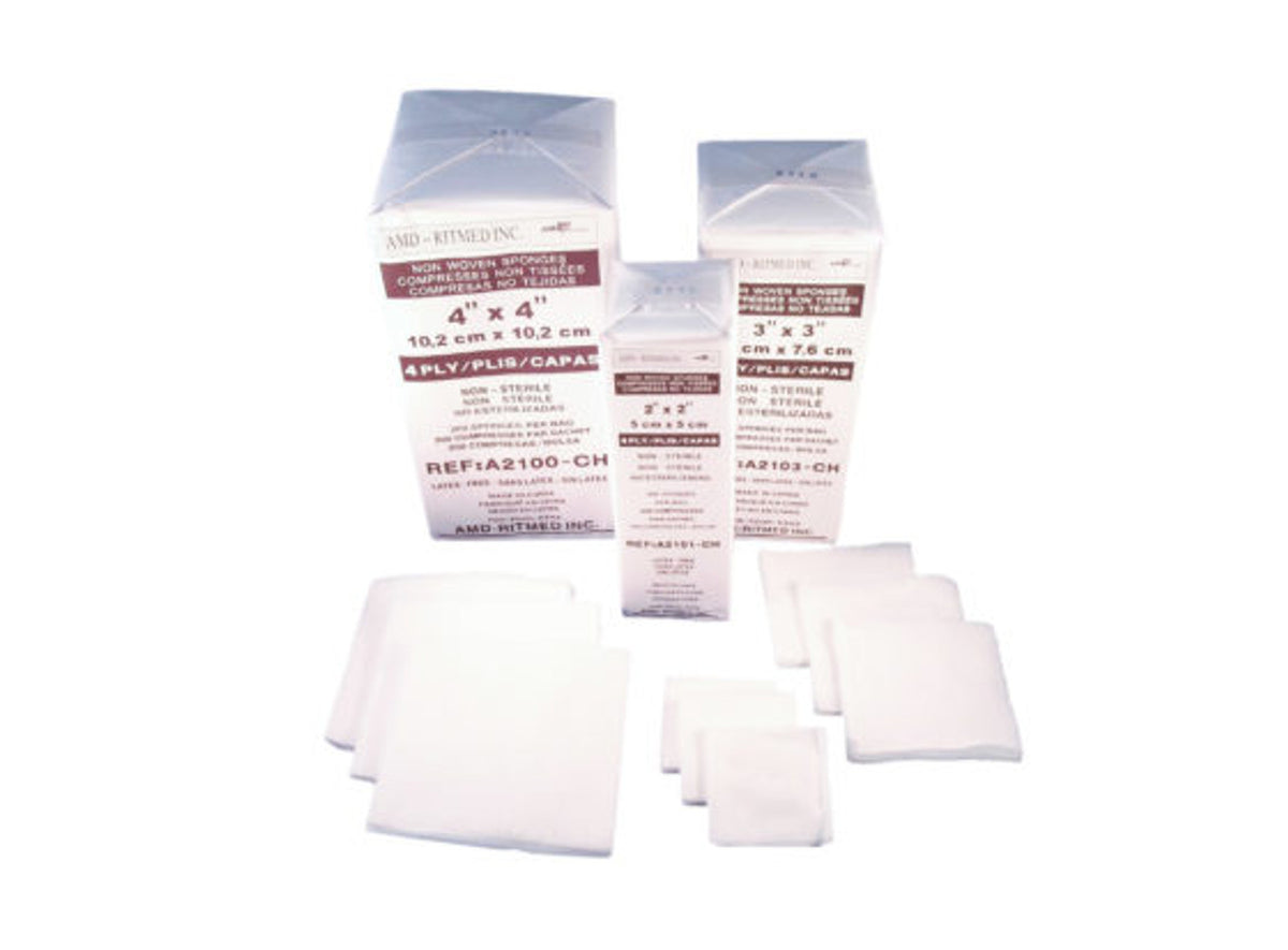 3X3- Non-Woven Gauze- Medicom Ritmed