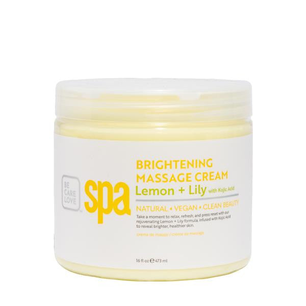 BCL-Crème De Massage Citron & Lys 16oz
