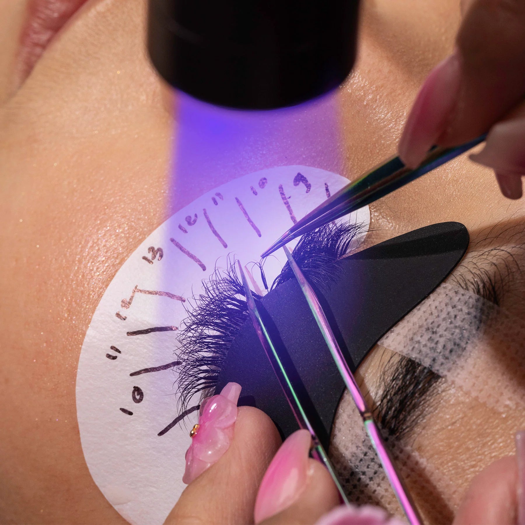 Curacoro-Adhésif Extensions De Cils UV