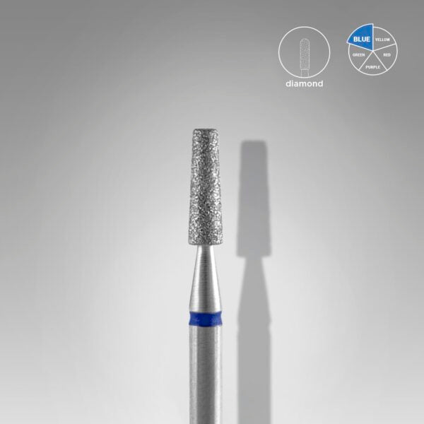 Staleks Pro-Embout diamanté pour ongle, frustrum bleu