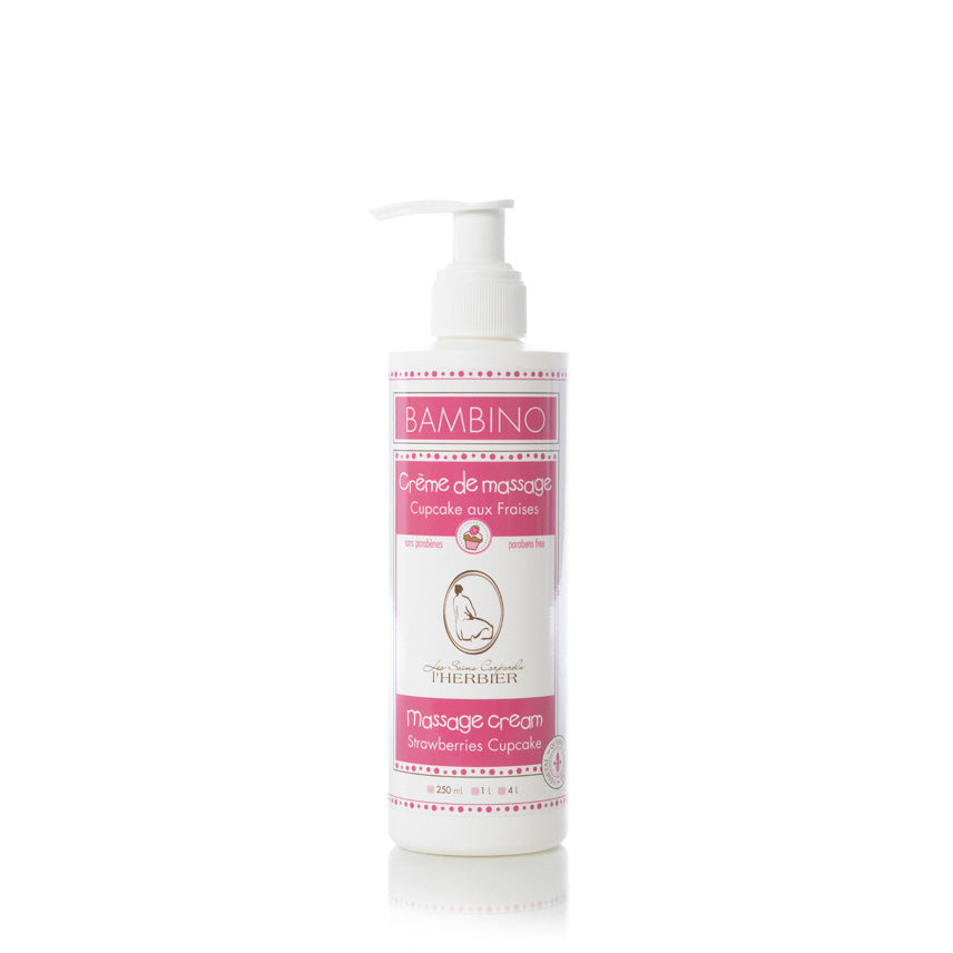Bambino-Crème de massage Cupcake aux fraises 60ml