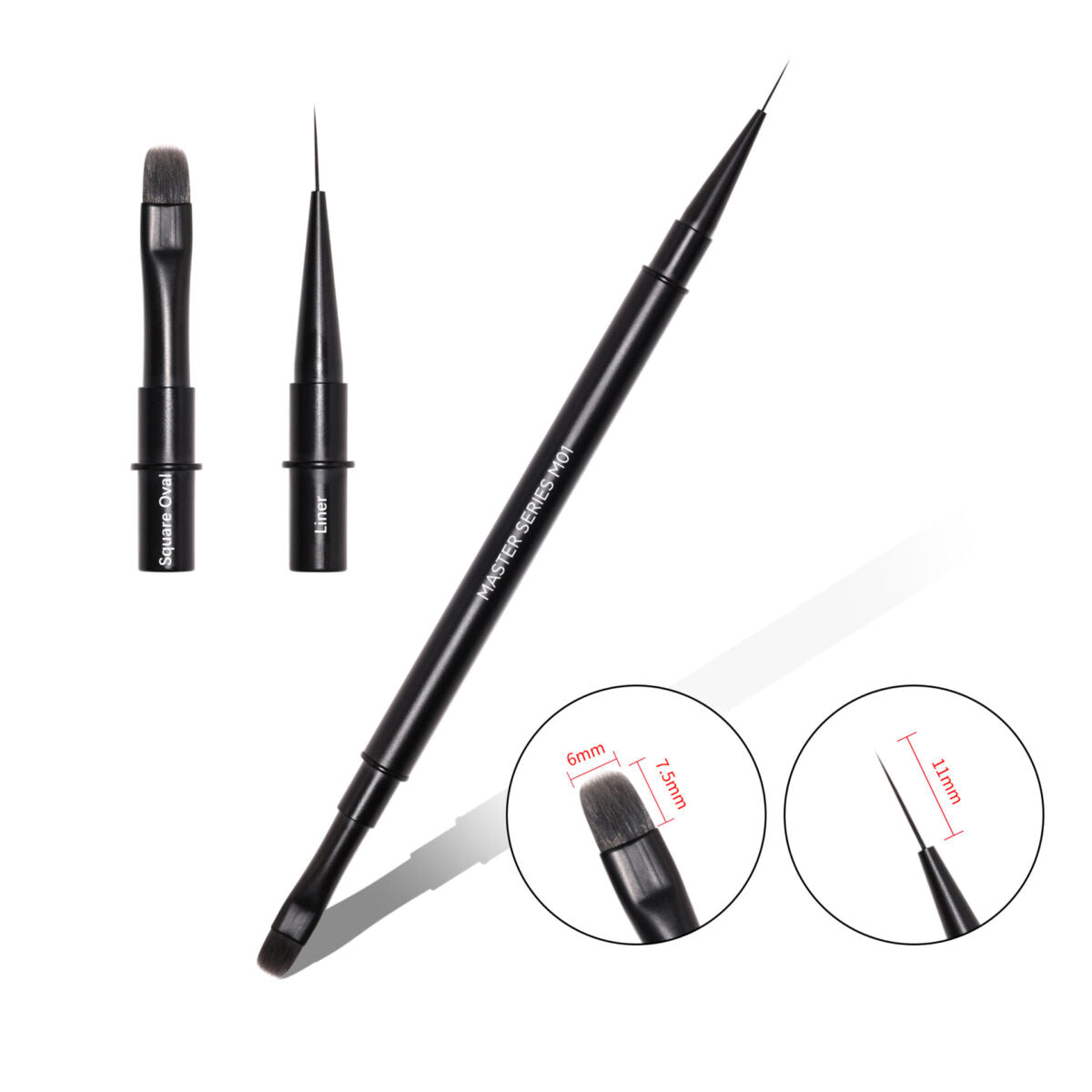 Bluesky-Stylo Pinceau Nail Art Double Master Serie M01