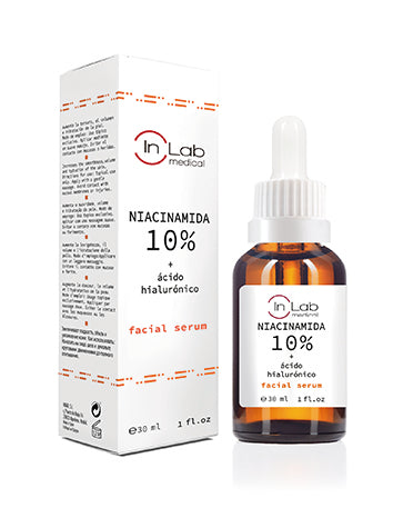 Inlab Médical-Sérum Niacinamide 10% Et Acide Hyaluronique 30ml