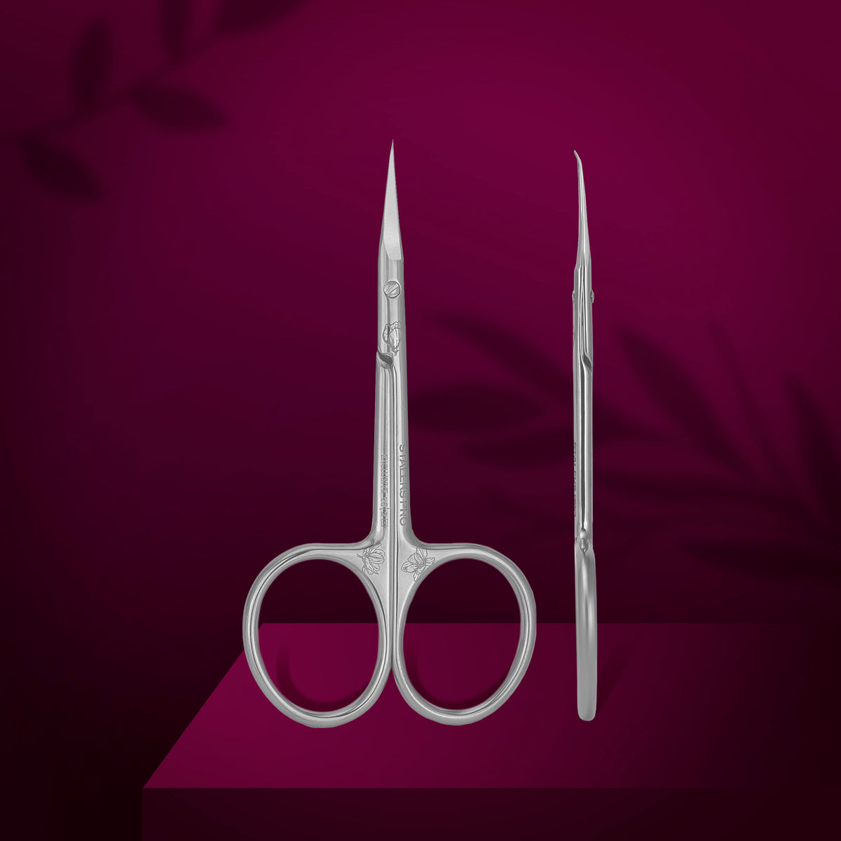 Staleks Pro Exclusive- Cuticle Scissors With Hook SX-23/2M