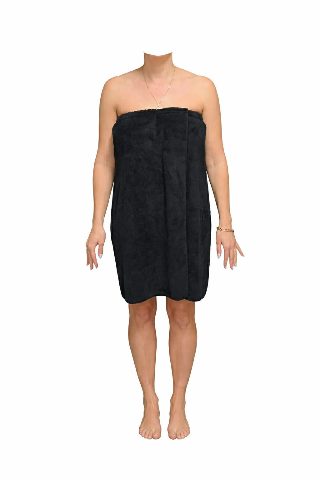 Real Love Black Microfiber Pareo