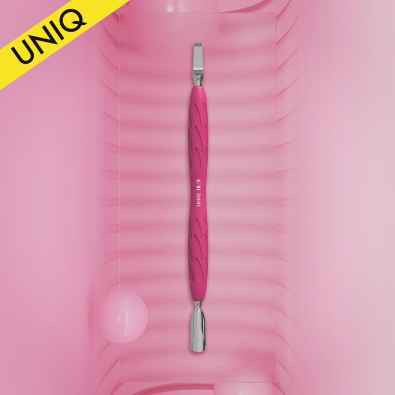 Staleks Pro Cuticle Pusher With Gummy Silicone Handle-Uniq 10/5