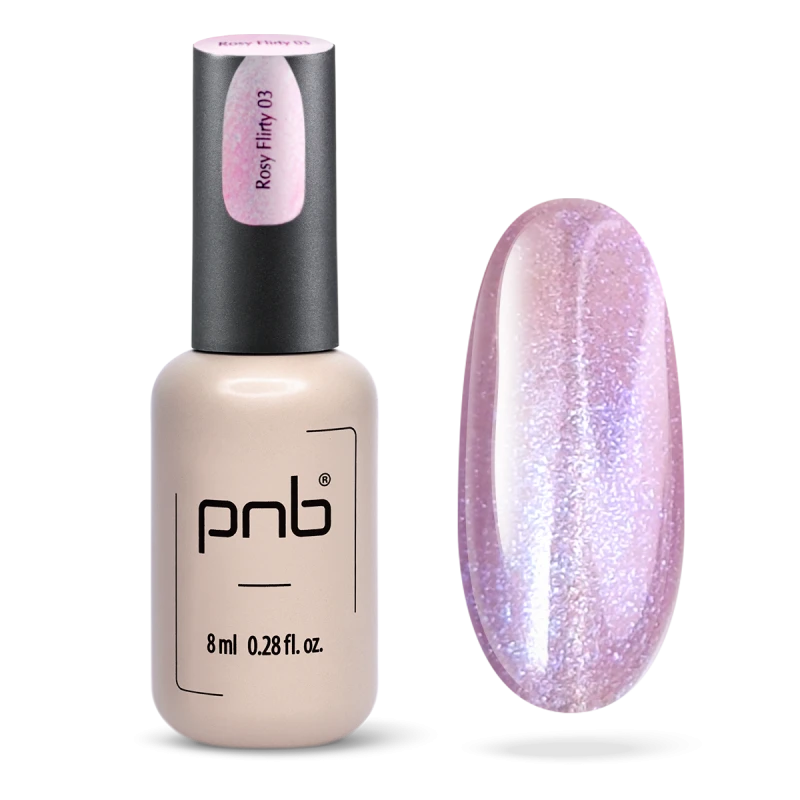 PNB-Vernis Gel Glamour Cat Rosy Flirty 03