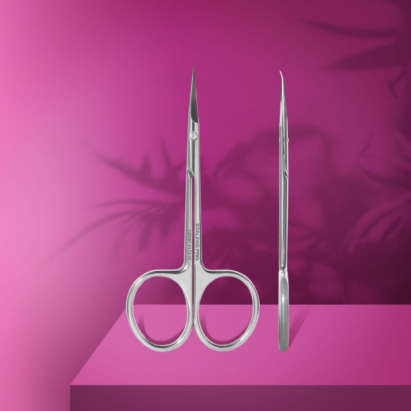 Staleks Pro-Cuticle Scissors with Hook