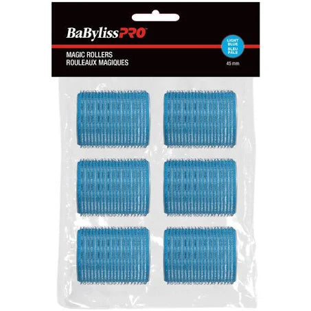 Babyliss Pro- Rouleaux Magiques Bleu Pâle (45mm)