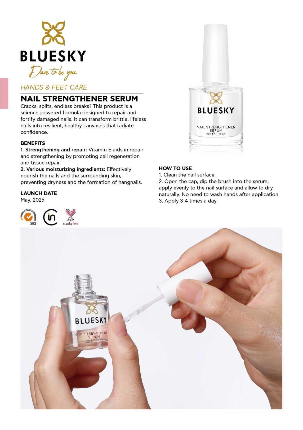 Bluesky-Sérum Fortifiant Pour Les Ongles