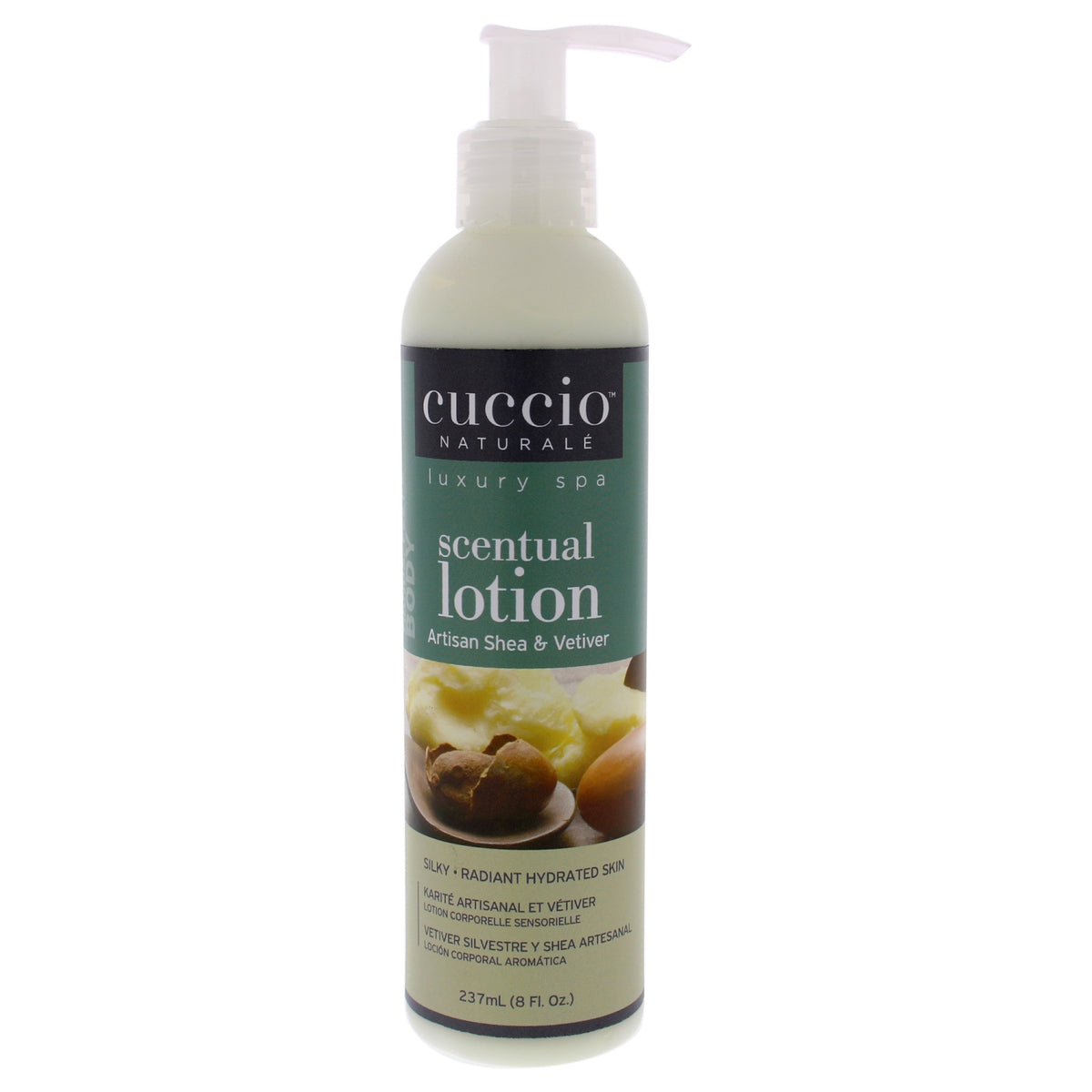 Cuccio Sensory Body Lotion - Shea Butter & Vetiver 8 oz