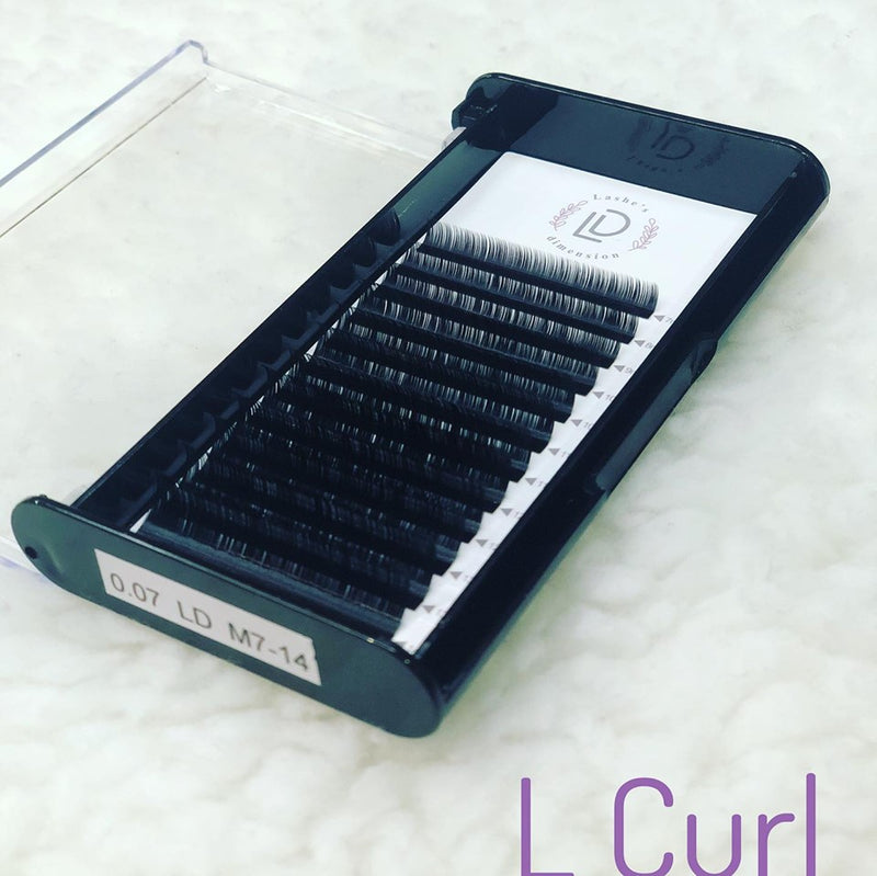 Cil volume 0,07 mm Soie Courbe L